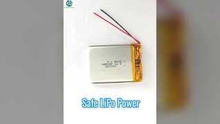 3.7V 250mAh LiPo バッテリー UL CB KC 承認